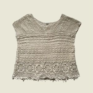 Y2K BOHO CROCHET TOP